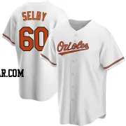 Colin Selby Youth Baltimore Orioles White Replica Home Jersey