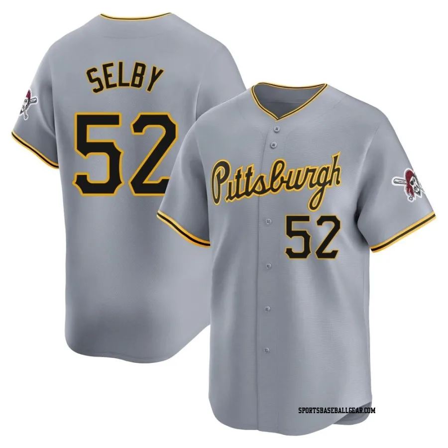 Colin Selby Youth Pittsburgh Pirates Gray Limited Away Jersey