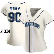 Collin Kober Women's Seattle Mariners Cream Replica Alternate Jersey