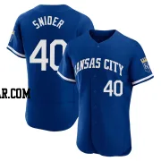 Collin Snider Men's Kansas City Royals Royal Authentic 2022 Alternate Jersey