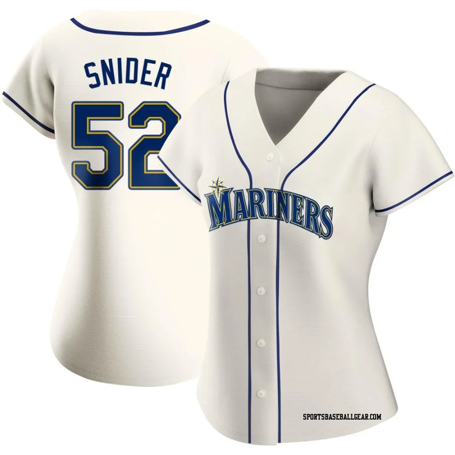 Collin Snider Women's Seattle Mariners Cream Authentic Alternate Jersey