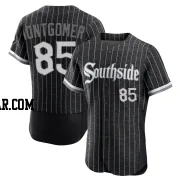 Colson Montgomery Men's Chicago White Sox Black Authentic 2021 City Connect Jersey