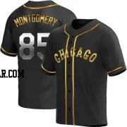 Colson Montgomery Men's Chicago White Sox Black Golden Replica Alternate Jersey