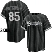 Colson Montgomery Men's Chicago White Sox Black Replica 2021 City Connect Jersey