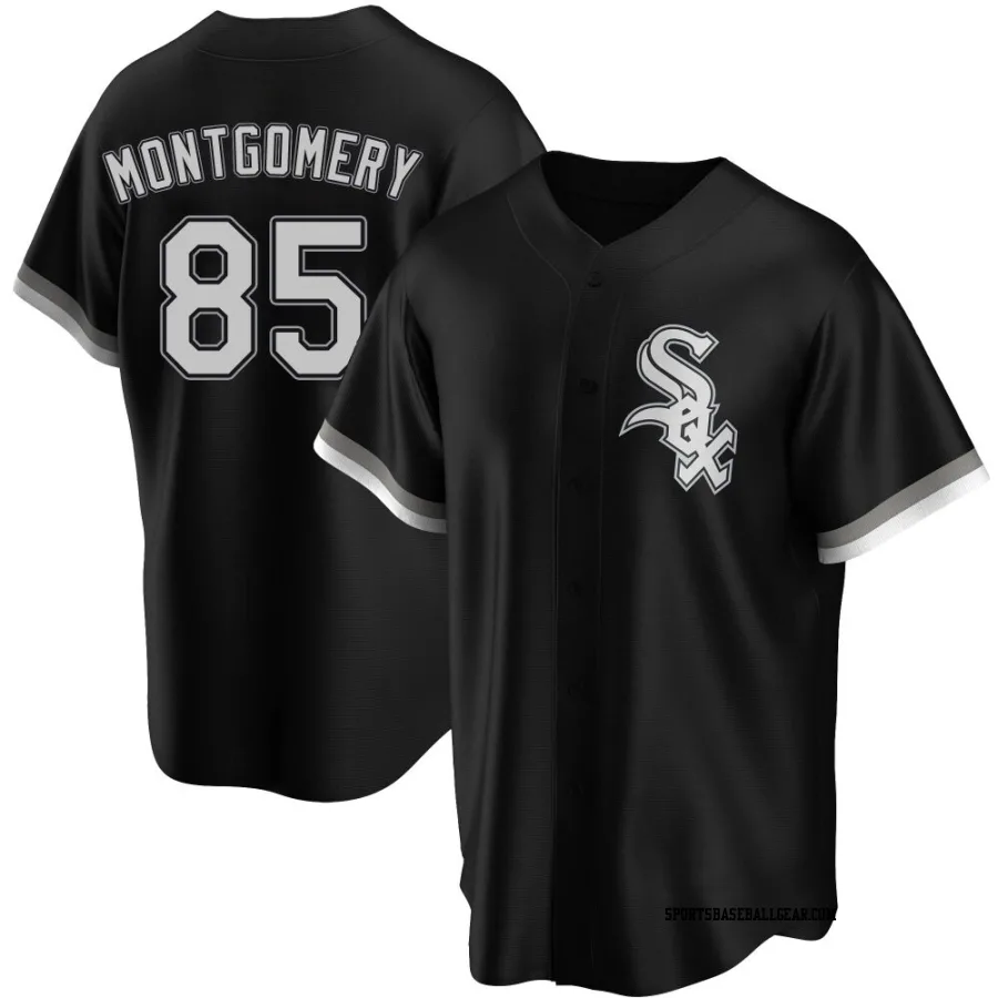 Colson Montgomery Men's Chicago White Sox Black Replica Alternate Jersey