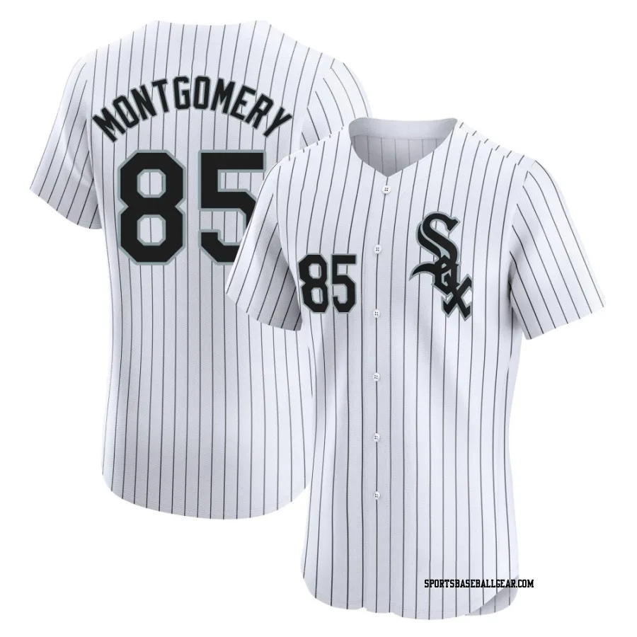 Colson Montgomery Men's Chicago White Sox White Elite Home Jersey