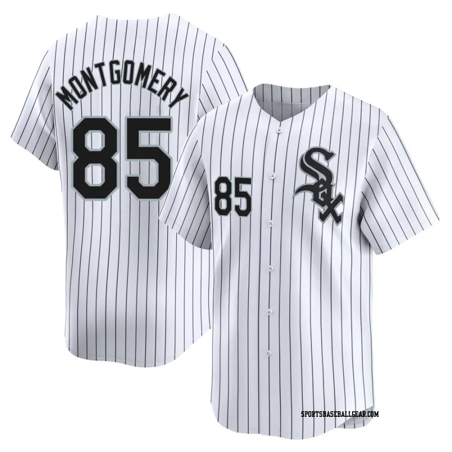 Colson Montgomery Men's Chicago White Sox White Limited Home Jersey