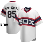 Colson Montgomery Men's Chicago White Sox White Replica Cooperstown Collection Jersey