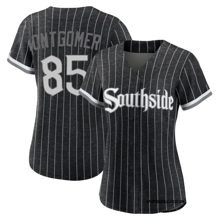 Colson Montgomery Women's Chicago White Sox Black Authentic 2021 City Connect Jersey