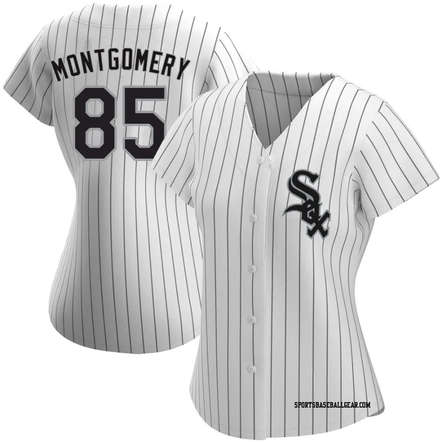 Colson Montgomery Women's Chicago White Sox White Replica Home Jersey