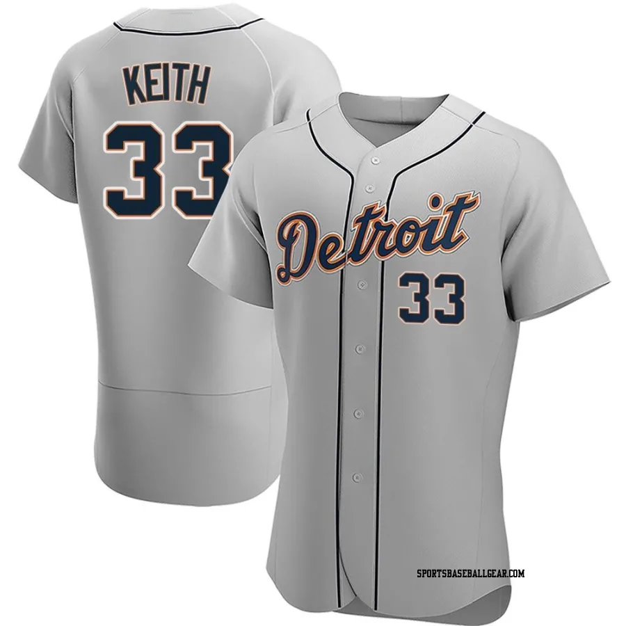 Colt Keith Men's Detroit Tigers Gray Authentic Road Jersey