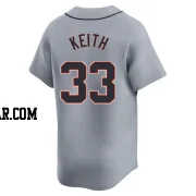 Colt Keith Men's Detroit Tigers Gray Limited Road Jersey