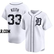 Colt Keith Men's Detroit Tigers White Limited Home Jersey