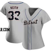 Colt Keith Women's Detroit Tigers Gray Authentic Road Jersey