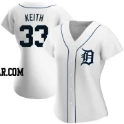 Colt Keith Women's Detroit Tigers White Authentic Home Jersey