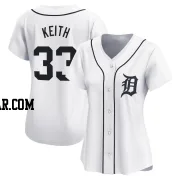 Colt Keith Women's Detroit Tigers White Limited Home Jersey