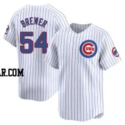 Colten Brewer Men's Chicago Cubs White Limited Home Jersey