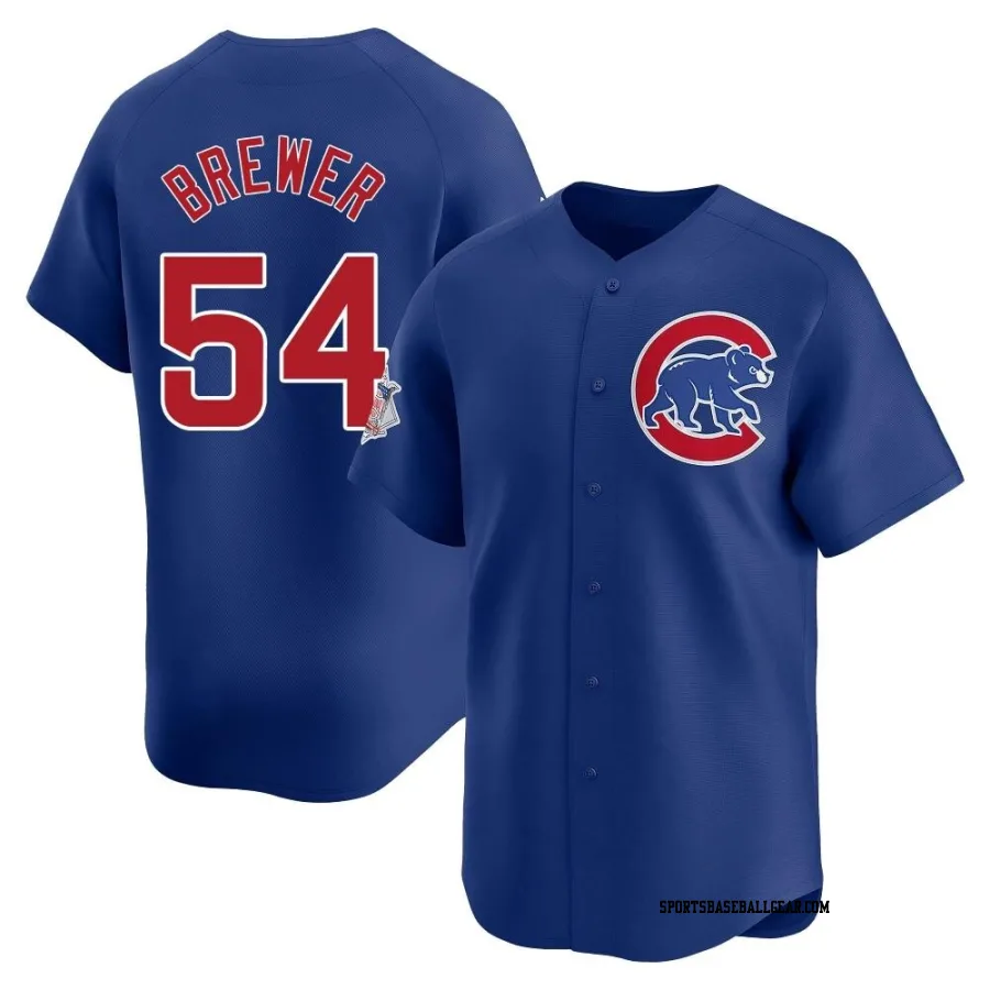 Colten Brewer Youth Chicago Cubs Royal Limited Alternate Jersey