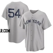 Colten Brewer Youth New York Yankees Gray Replica 2021 Field of Dreams Jersey