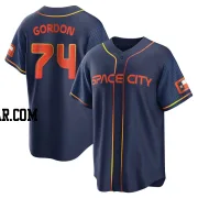 Colton Gordon Men's Houston Astros Navy Replica 2022 City Connect Jersey