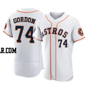 Colton Gordon Men's Houston Astros White Authentic 2022 World Series Home Jersey