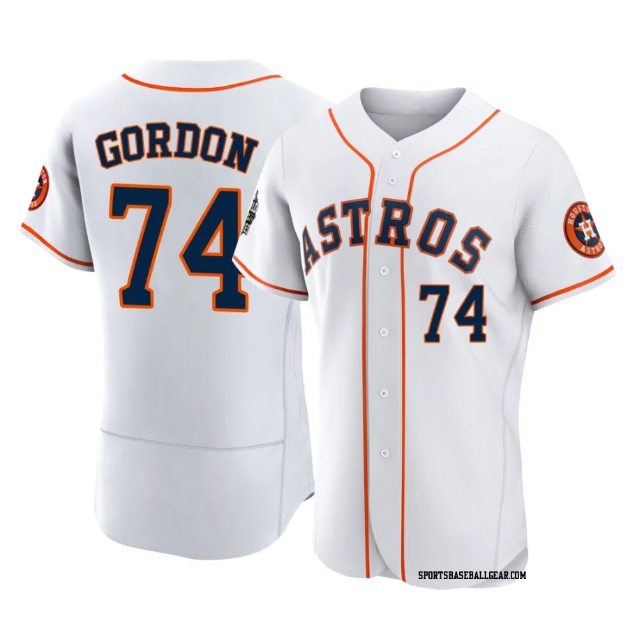 Colton Gordon Men's Houston Astros White Authentic 2022 World Series Home Jersey