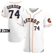 Colton Gordon Men's Houston Astros White Authentic Home Jersey