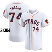 Colton Gordon Men's Houston Astros White Elite Home Jersey