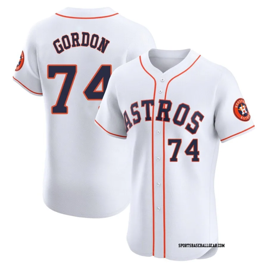 Colton Gordon Men's Houston Astros White Elite Home Jersey