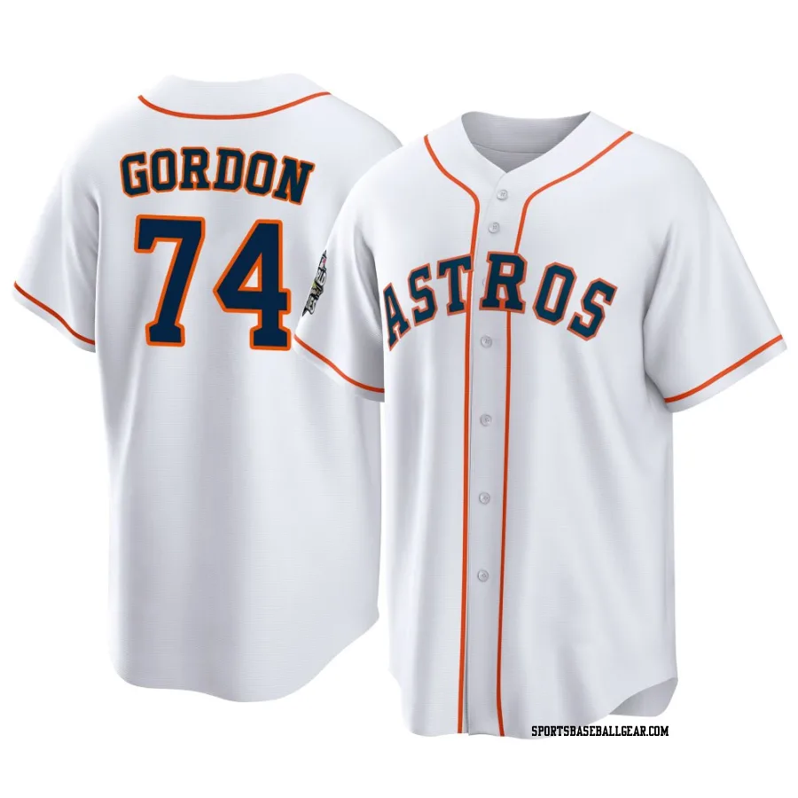 Colton Gordon Men's Houston Astros White Replica 2022 World Series Home Jersey