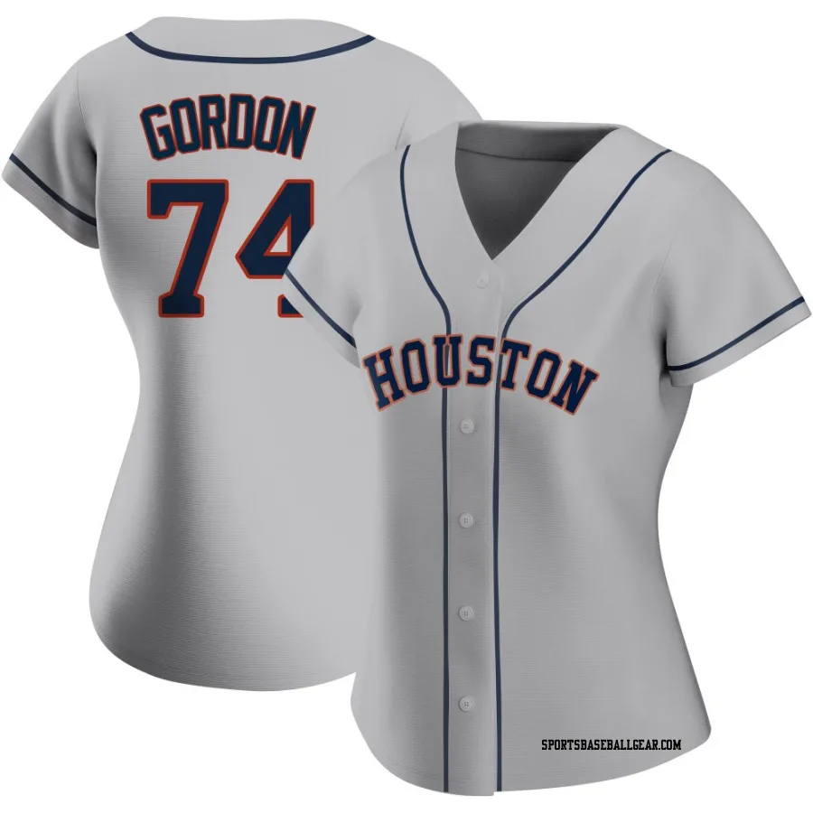 Colton Gordon Women's Houston Astros Gray Replica Road 2020 Jersey