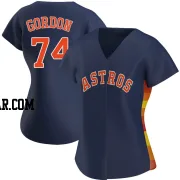 Colton Gordon Women's Houston Astros Navy Authentic Alternate Jersey