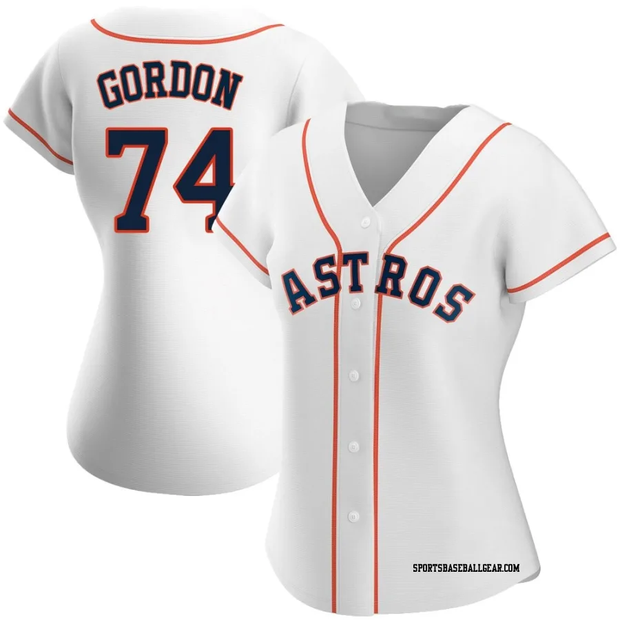 Colton Gordon Women's Houston Astros White Authentic Home Jersey