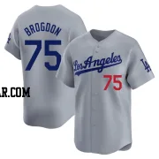 Connor Brogdon Men's Los Angeles Dodgers Gray Limited Away Jersey