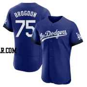 Connor Brogdon Men's Los Angeles Dodgers Royal Authentic 2021 City Connect Jersey