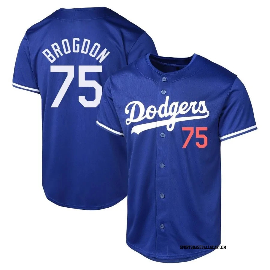 Connor Brogdon Men's Los Angeles Dodgers Royal Limited Alternate Jersey