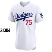 Connor Brogdon Men's Los Angeles Dodgers White Elite Home Jersey