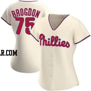 Connor Brogdon Women's Philadelphia Phillies Cream Authentic Alternate Jersey