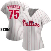 Connor Brogdon Women's Philadelphia Phillies White Authentic Home Jersey