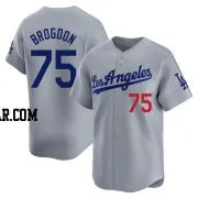 Connor Brogdon Youth Los Angeles Dodgers Gray Limited Away Jersey