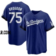 Connor Brogdon Youth Los Angeles Dodgers Royal Replica 2021 City Connect Jersey