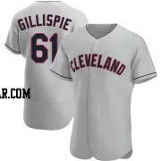 Connor Gillispie Men's Cleveland Guardians Gray Authentic Road Jersey