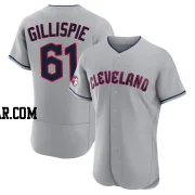 Connor Gillispie Men's Cleveland Guardians Gray Authentic Road Jersey