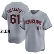 Connor Gillispie Men's Cleveland Guardians Gray Limited Road Jersey