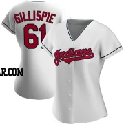 Connor Gillispie Women's Cleveland Guardians White Authentic Home Jersey