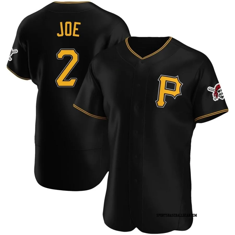 Connor Joe Men's Pittsburgh Pirates Black Authentic Alternate Jersey