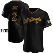 Connor Joe Men's Pittsburgh Pirates Black Authentic Alternate Team Jersey