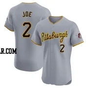 Connor Joe Men's Pittsburgh Pirates Gray Elite Road Jersey