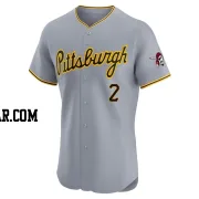 Connor Joe Men's Pittsburgh Pirates Gray Elite Road Jersey