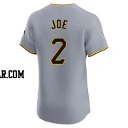 Connor Joe Men's Pittsburgh Pirates Gray Elite Road Jersey